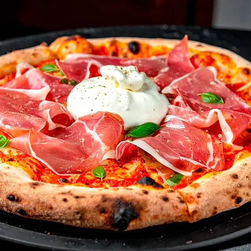 Pizza Crudo Burrata